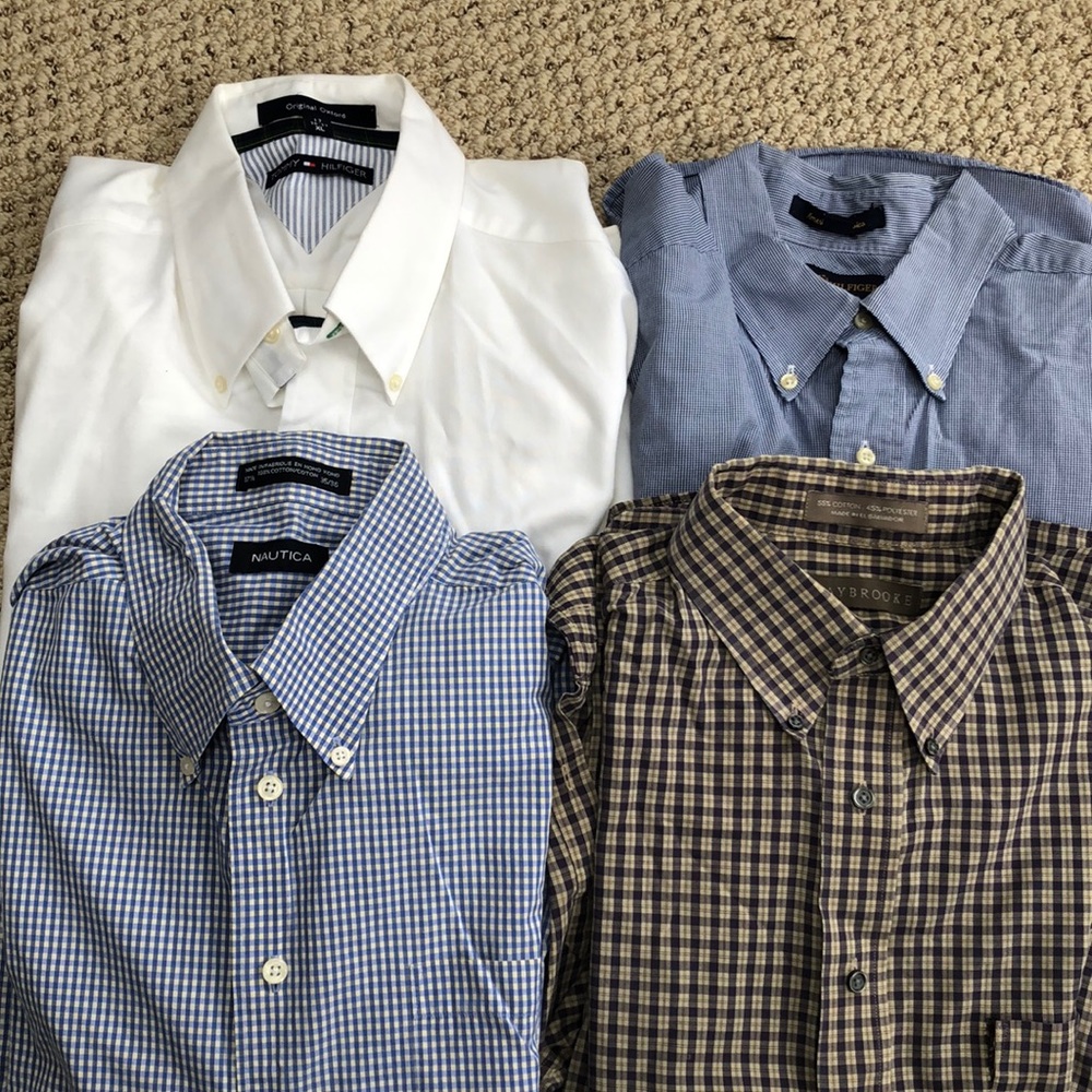 Men’s long sleeved button down shirts